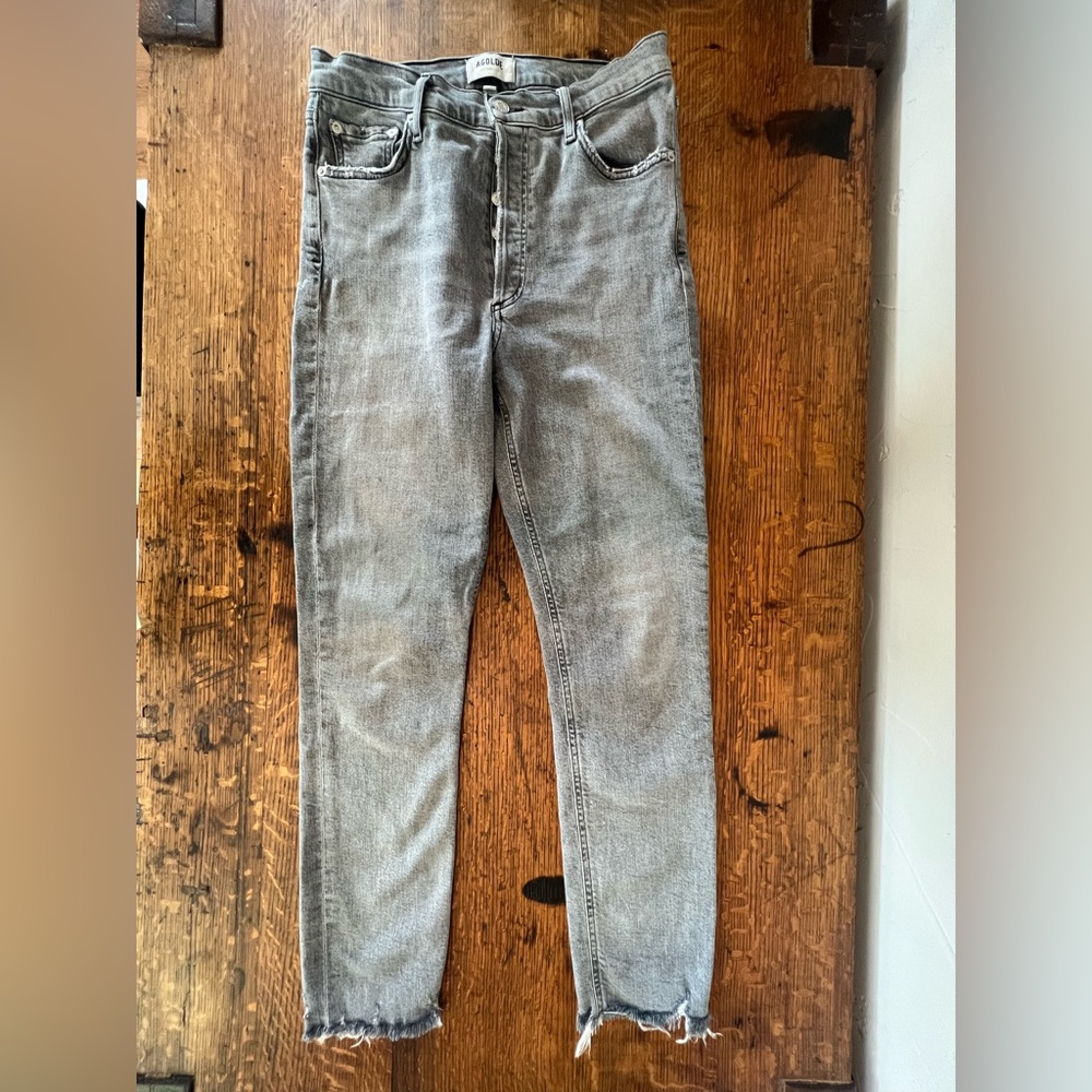 Agolde Nico Crop Skinny Jeans